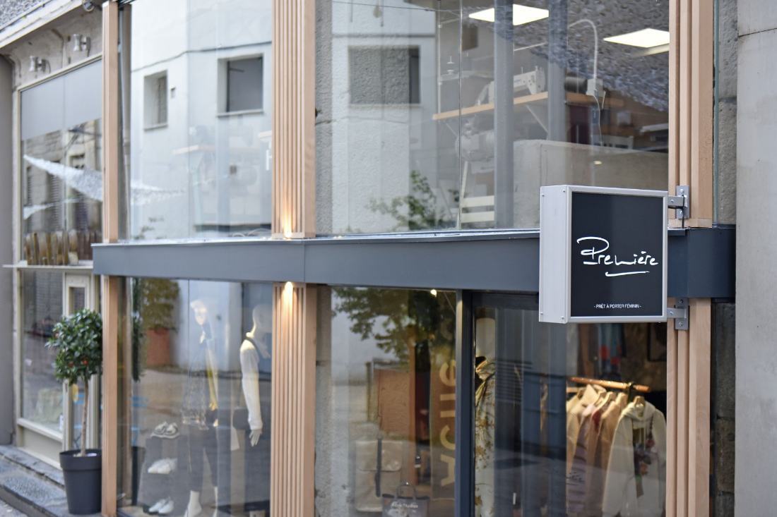 La vitrine de Première, rue des Fossés